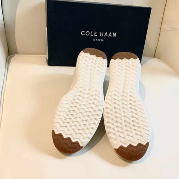 Cole Haan GrandPro Tennis White Leather Sneakers - Picture 10 of 12